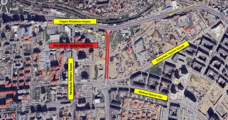 Полностью ограничено движение на участке проспекта Бабека в Баку