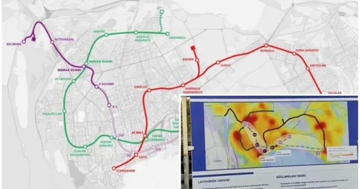 В Бакинском метрополитене утверждены проекты девяти новых станций
