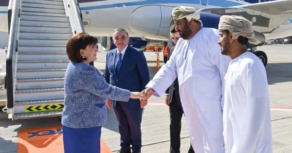 Sahibə Qafarova Oman Sultanlığına gedib FOTO