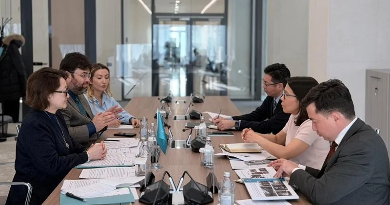 Türk Mədəniyyəti və İrsi Fondu ilə Qazaxıstan Respublikası Milli Bankı arasında yeni əməkdaşlıq istiqamətləri