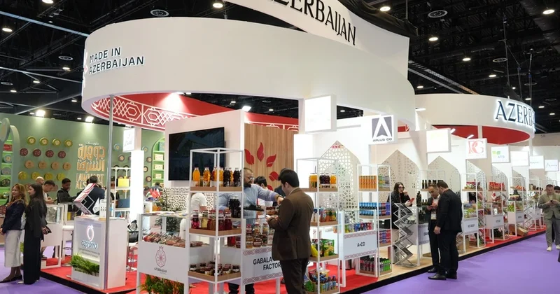Азербайджанская продукция представлена ​​на выставке Gulfood 2026 в Дубае