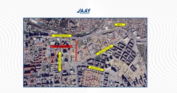 В Баку на участке проспекта Бабека полностью ограничат движение транспорта