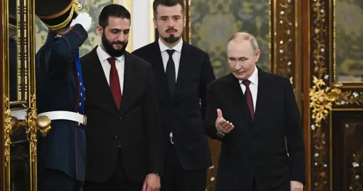 Putin və Əhməd Əl Şaraa arasında görüş başladı