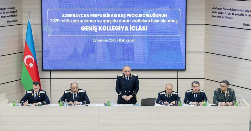 Baş Prokurorluqda ötən il görülmüş işlər və qarşıda duran vəzifələr müzakirə edilib