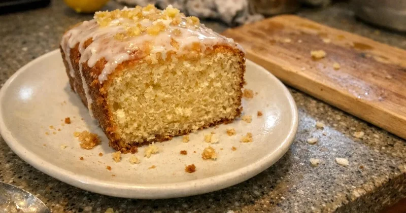 Çay saatına çox yaraşan limonlu, zəncəfilli keks