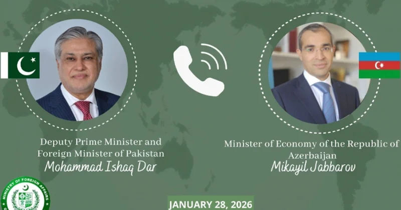 Azərbaycan və Pakistan iqtisadi əməkdaşlığın gücləndirilməsini müzakirə ediblər