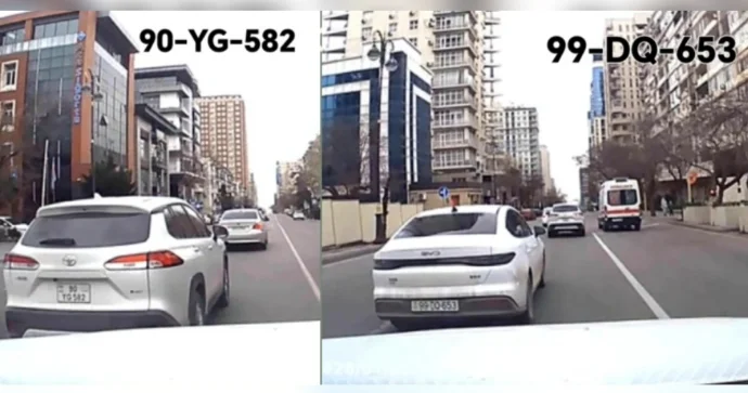 Sürücü fəryad etdi: Elə bil yoncalıqda maşın sürürlər VİDEO