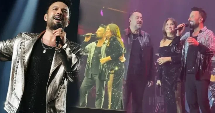 Tarkan səhnədə Sibel Canla birlikdə oxuyub oynadı Video