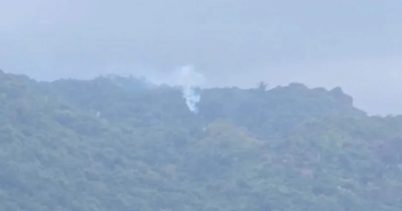 Hərbi təyyarə dağa çırpıldı Pilot sağ qaldı VİDEO