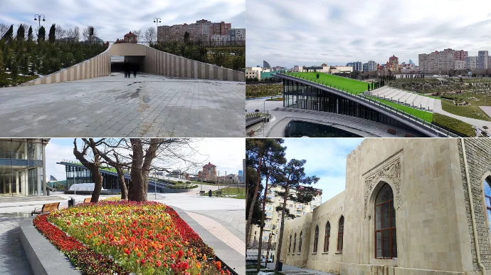 Azərbaycanda ilk: 2 parkı birləşdirmək üçün prospektin altından tunel salınıb FOTO