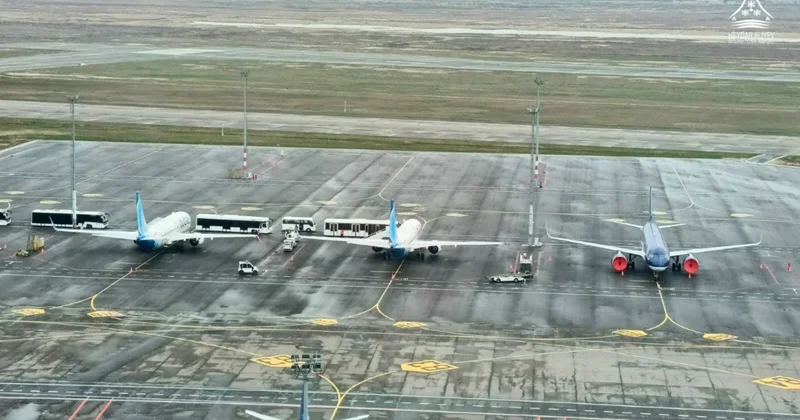 Flydubai ın iki reysi Bakı aeroportuna eniş etdi