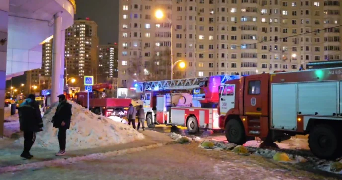 Мощный взрыв прогремел в жилом доме в Москве ВИДЕО