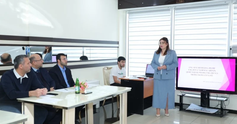 “Mediada Azərbaycan dili” mövzusunda təlimlərin növbəti mərhələsi təşkil olunub