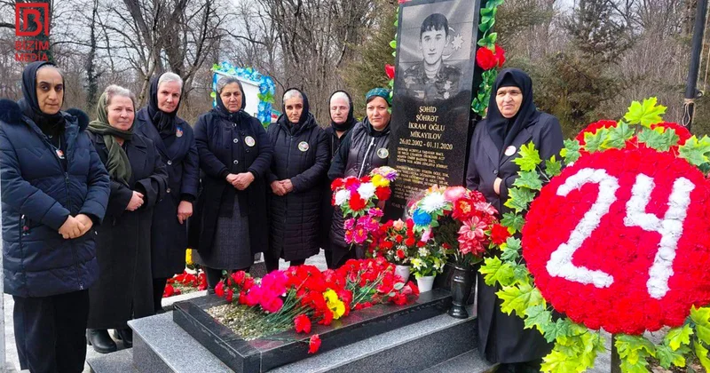 Qəbələdə şəhid Şöhrət Mikayılovun doğum günü qeyd olunub FOTO