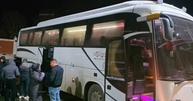 Выехавший из Баку автобус прибыл в Нахчыван