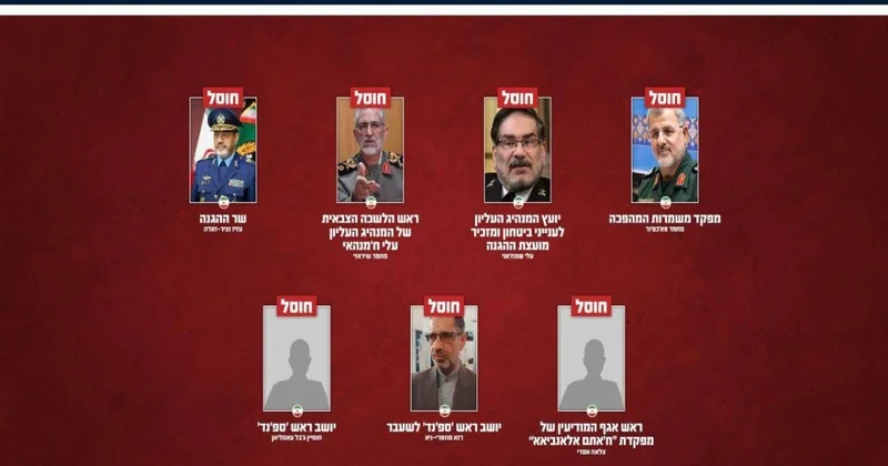 İranın hərbi rəhbərliyi məhv edilib İsrail Müdafiə Qüvvələri