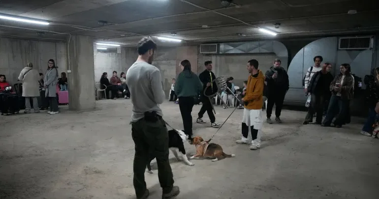 İsrail xalqı İranın hücumu zamanı... FOTOLAR