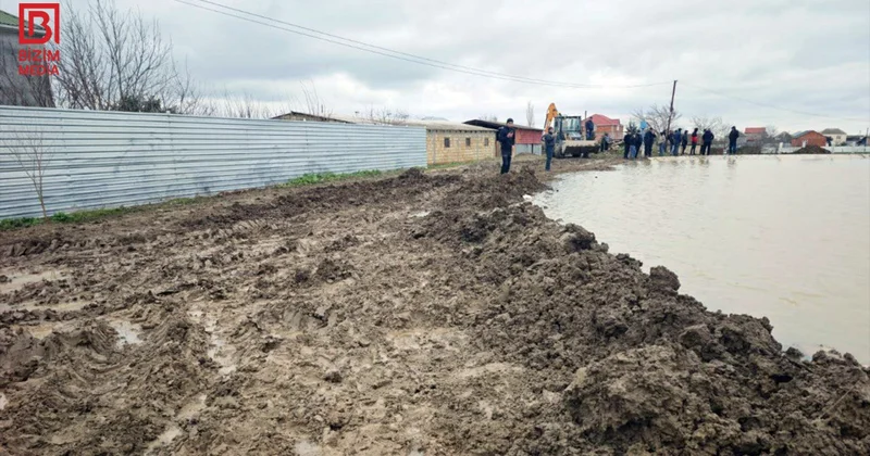 Uzuntəpə su anbarında subasma təhlükəsi yaranıb FOTO