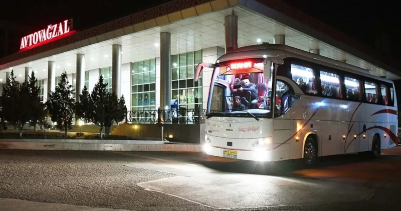İran ərazisindən keçən Bakı Naxçıvan avtobus reysləri dayandırılıb