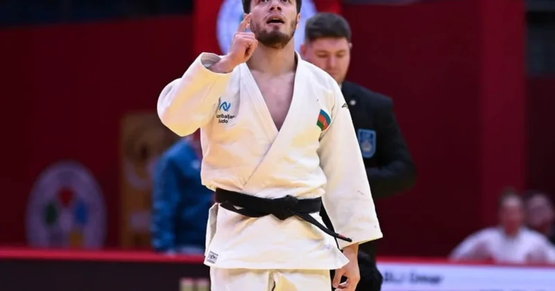 “Böyük Dəbilqə“: Azərbaycanın daha bir cüdoçusu qızıl medal qazanıb