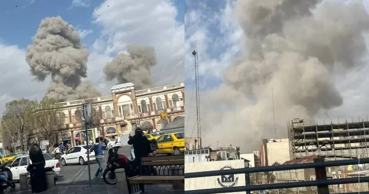 İsrail ordusu Tehranı bombaladı VİDEO