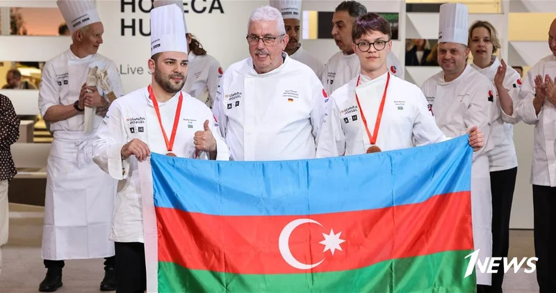 Азербайджанская гастрономическая команда завоевала бронзу на чемпионате в Барселоне