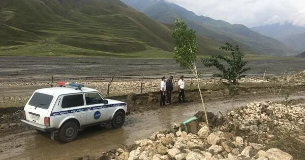 Quba Xınalıq yolu bağlandı