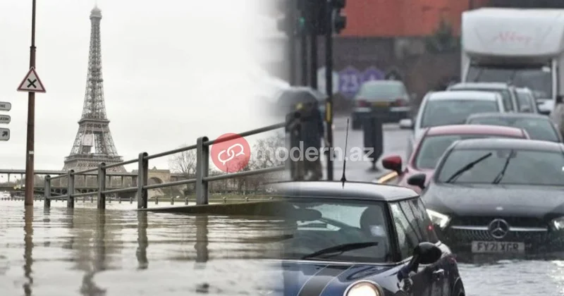 Ekstremal yağıntılar: London və Paris belə tab gətirmir ARAŞDIRMA