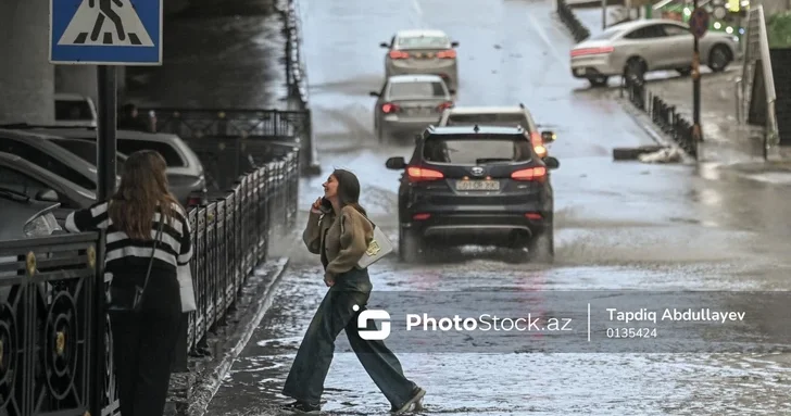 Проливные дожди в Азербайджане: в столице и на Абшероне установлены новые рекорды по осадкам