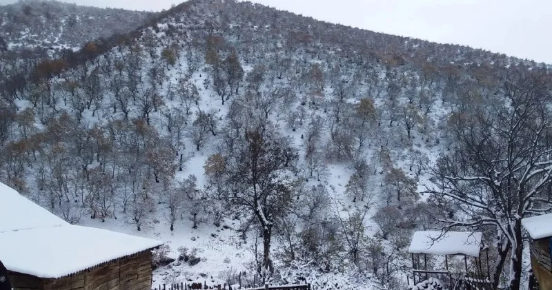 Dağlara qar yağır FAKTİKİ HAVA