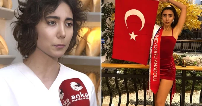 Türkiyə gözəli təndirxanada çörəkçi işləyir
