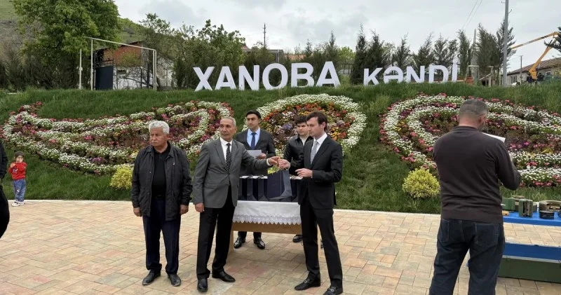 Xanoba kəndinə növbəti 13 ailə köçürülüb FOTOLAR