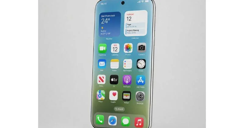 Apple готовит экран для iPhone с эффектом жидкого стекла