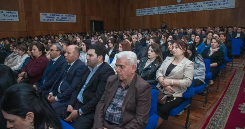 Şəmkirdə “Nəsillərə nümunə olan ömür yolu” mövzusunda tədbir keçirildi