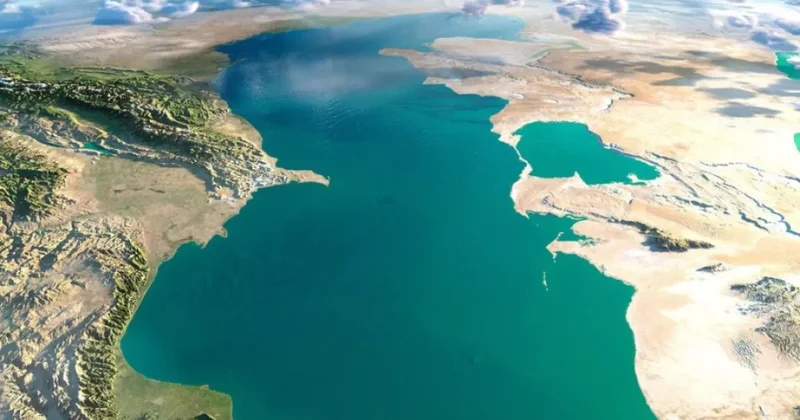 На севере Каспия появился новый остров Фото