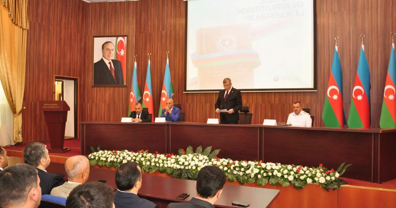 Şirvanda keçirilən konfransda Azərbaycanın suverenlik yolunun tarixindən danışılıb