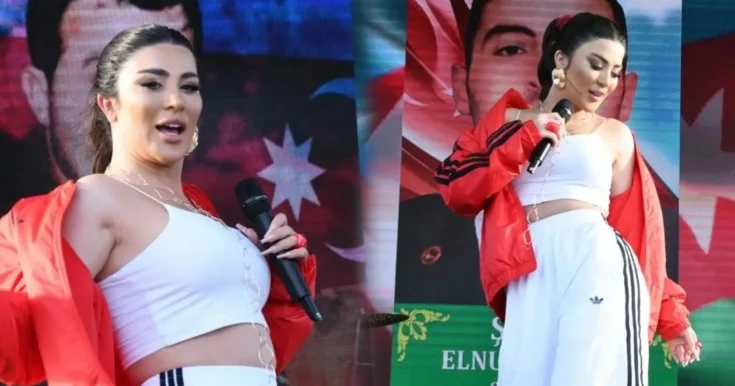 Şəhid fotolarının qarşısındakı rəqsi tənqid edildi Video