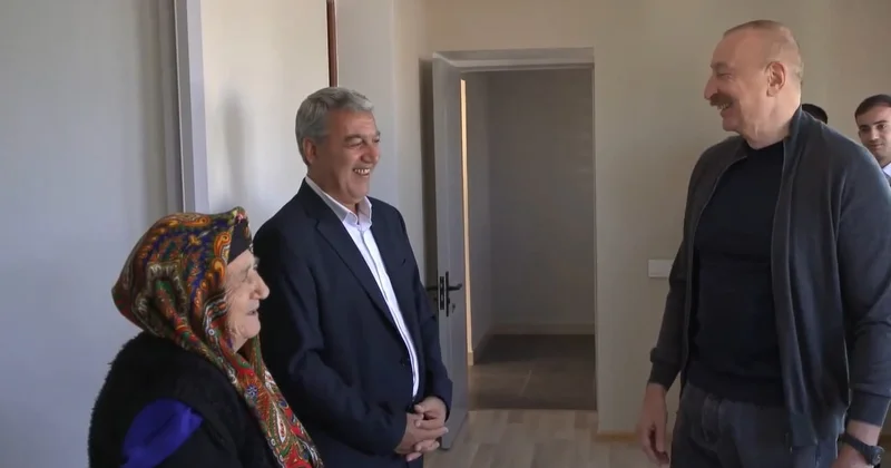 Prezidentlə Böyük Qaladərəsi sakinlərinin səmimi söhbəti VİDEO