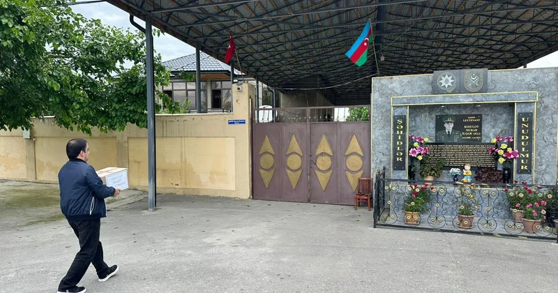 Şabran və Xaçmazda şəhid ailələri Qurban bayramı münasibətilə ziyarət edilib