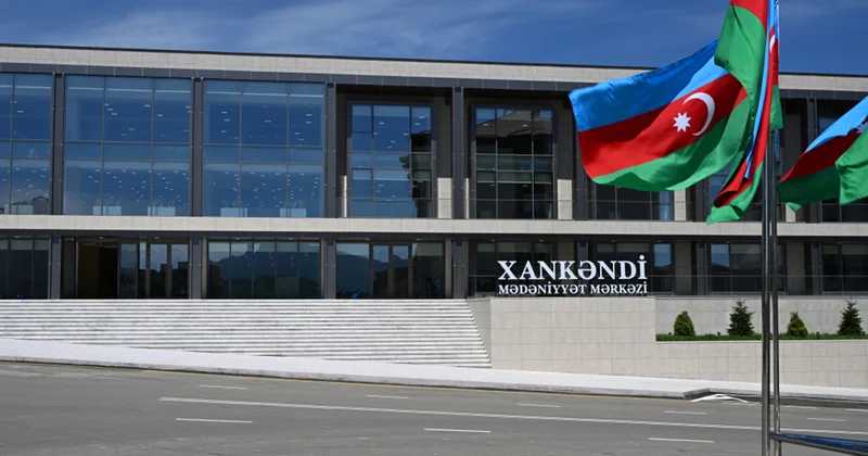 Xankəndi Mədəniyyət Mərkəzinin təmirdən sonrakı Fotoları