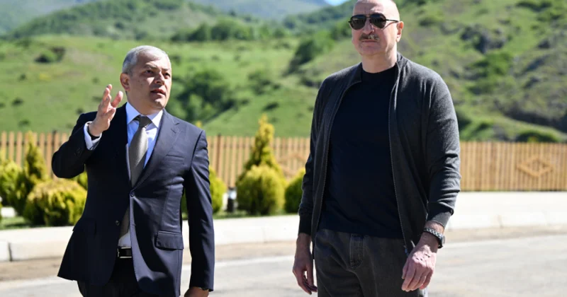 İlham Əliyev Şuşanın Böyük Qaladərəsi kəndində FOTOLAR