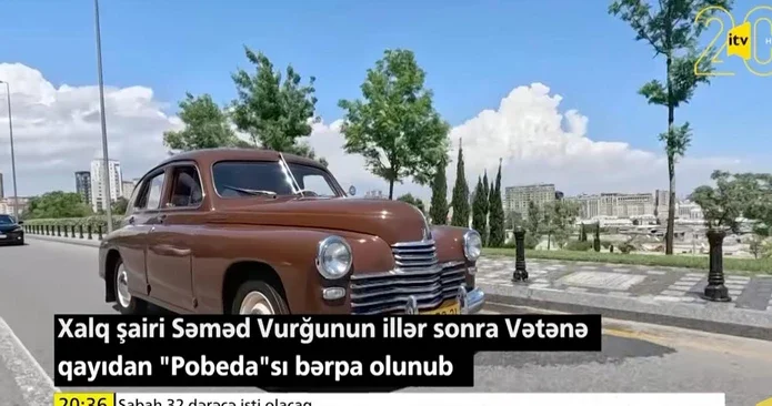 Победа народного поэта: легендарный автомобиль Самеда Вургуна восстановлен к 120 летнему юбилею