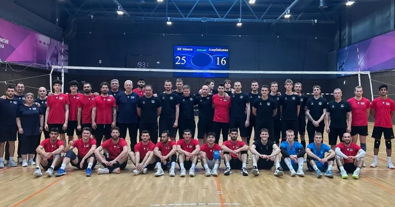 Azərbaycanın voleybol millisi Belarusdakı təlim məşq toplanışını başa vurub