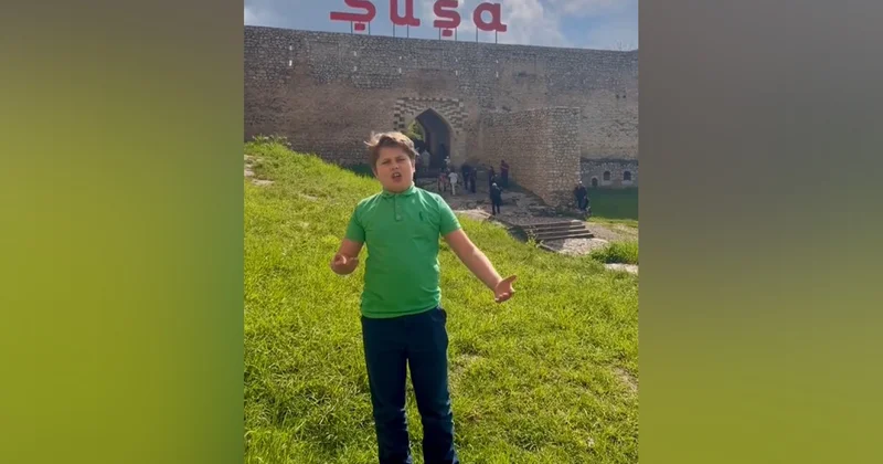 Səfirdən maraqlı paylaşım Oğlu azərbaycanca oxudu Video