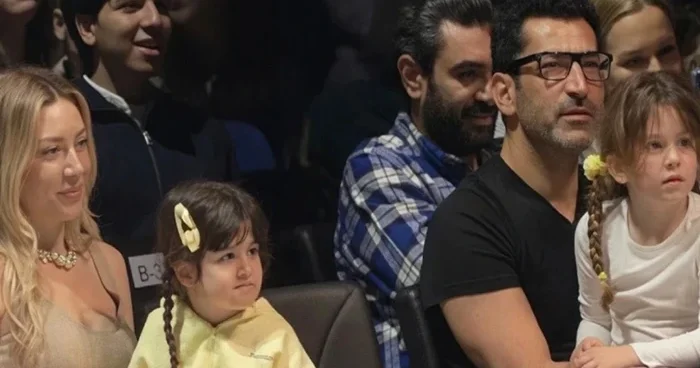 Sinem və Kenan cütlüyü qızları ilə...
