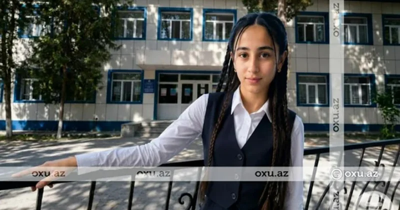 Ömrü də, məktəbi də yarımçıq qalan Elmiranın Fotosu