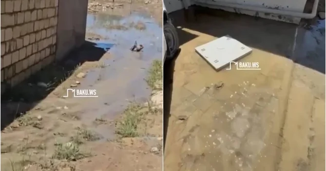 Abşeron sakinləri ŞİKAYƏTÇİDİR İçməli su günlərdir yola axıdılır