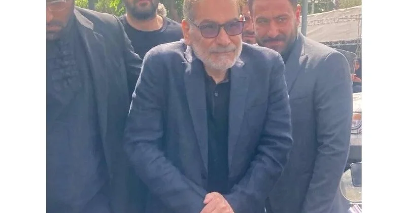 Öldürüldüyü deyilən Şamxani nüvə alimlərinin dəfn mərasiminə qatıldı FOTO