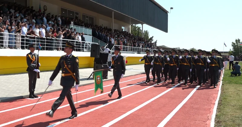 Hərbi İnstitutun və hərbi tibb fakültəsinin növbəti buraxılış mərasimi keçirilib
