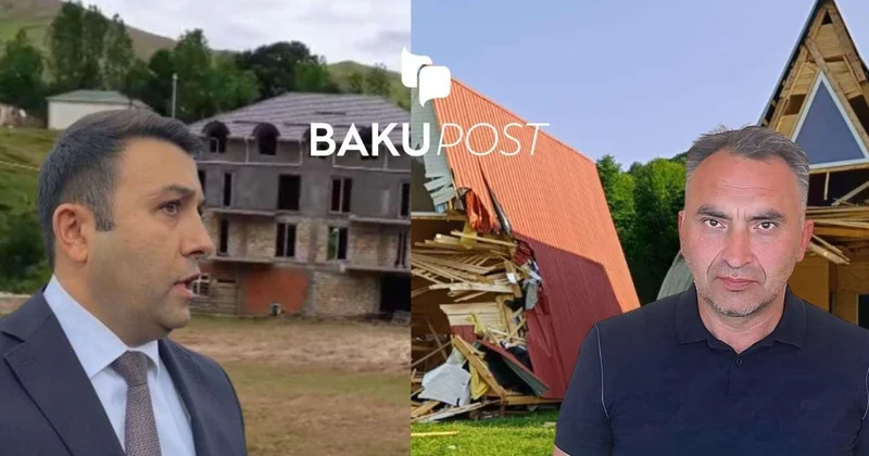 İcra başçısı qadın sahibkar qalmaqalı: mülk dağıdanların milyonluq mülkləri Video